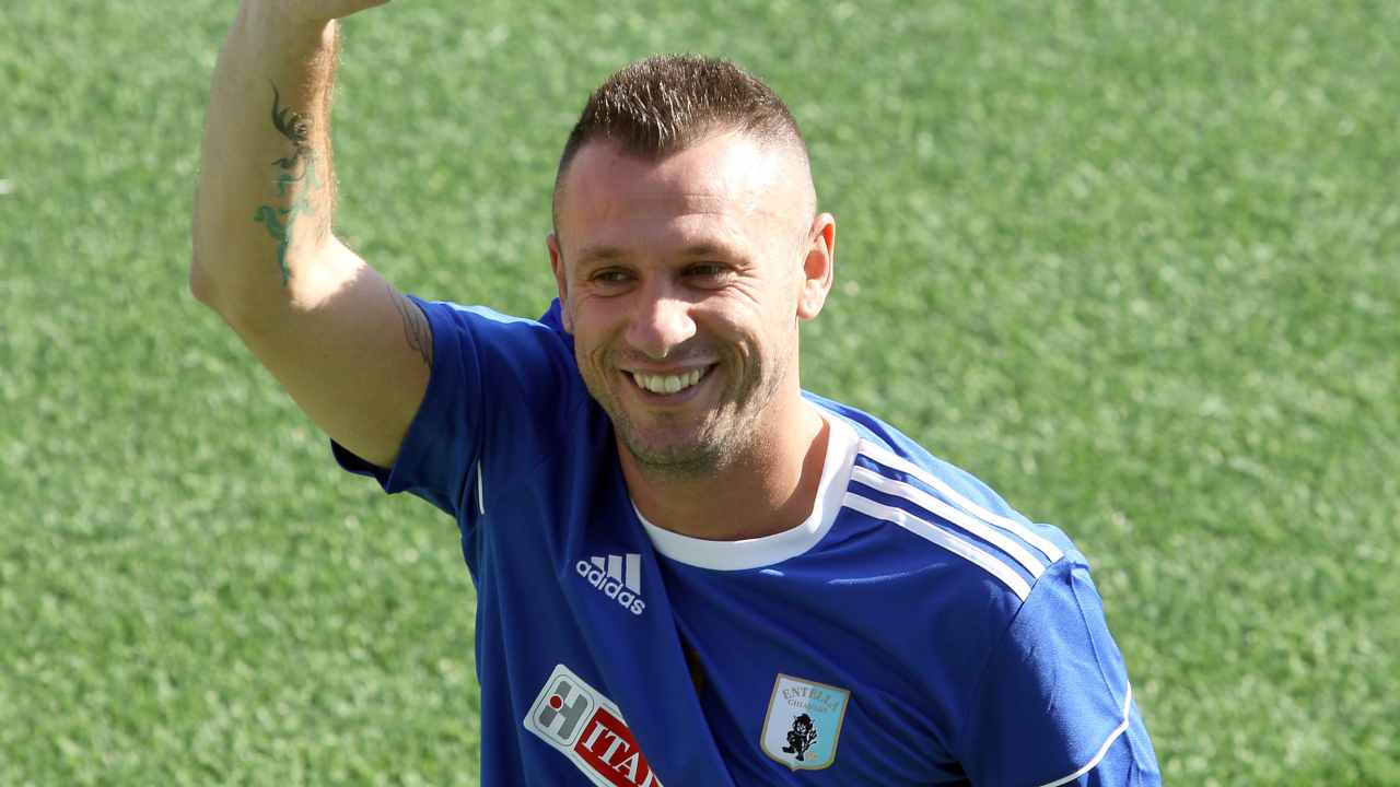 Cassano sorride