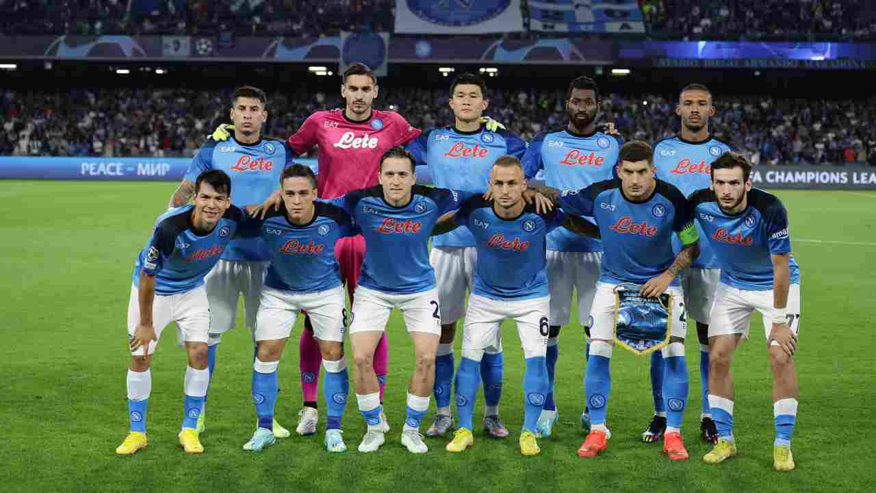 La formazione del Napoli sta vivendo un momento magico