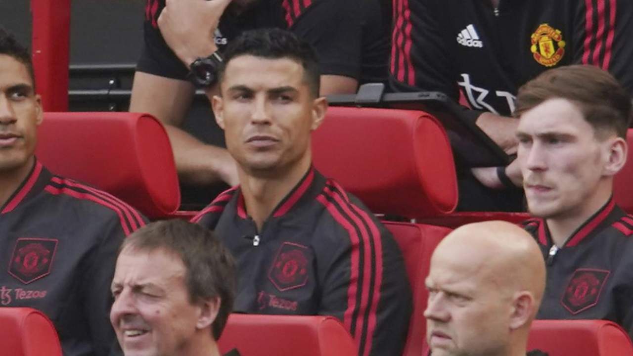 Ronaldo in panchina