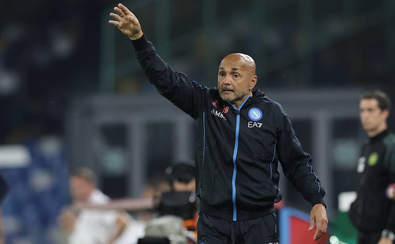 Spalletti dà indicazioni 