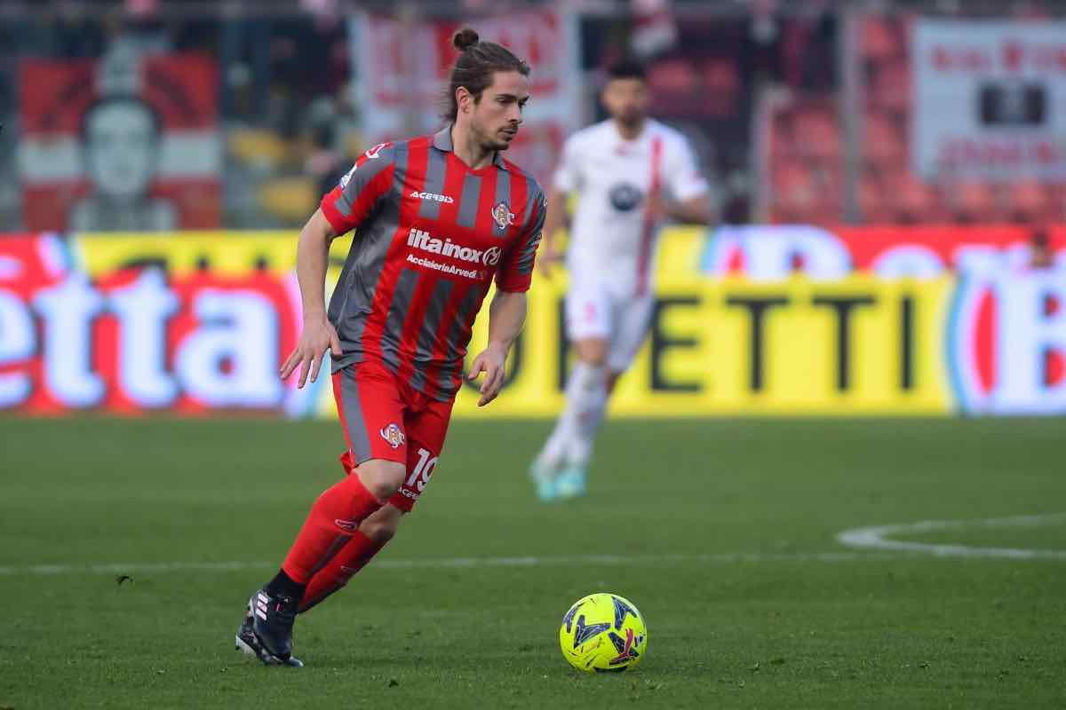 Castagnetti in campo con la Cremonese