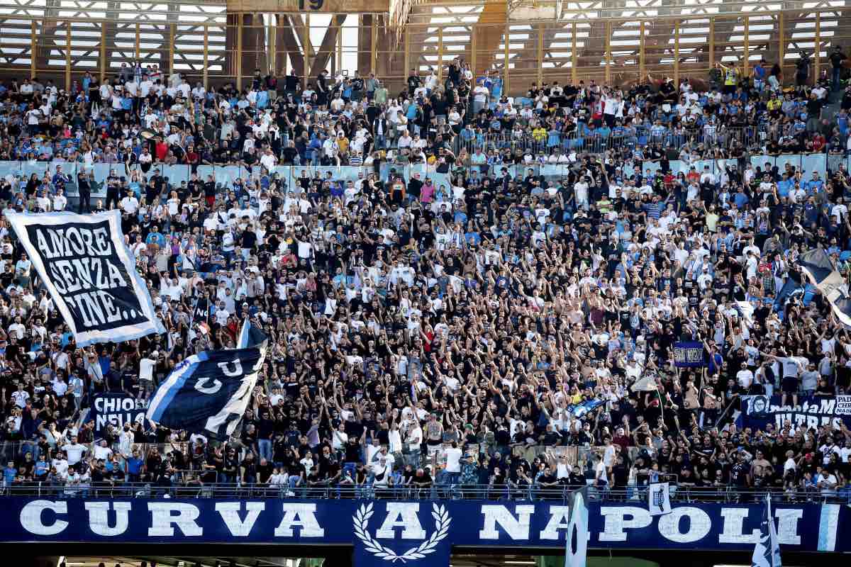 Tifosi del Napoli sugli spalti