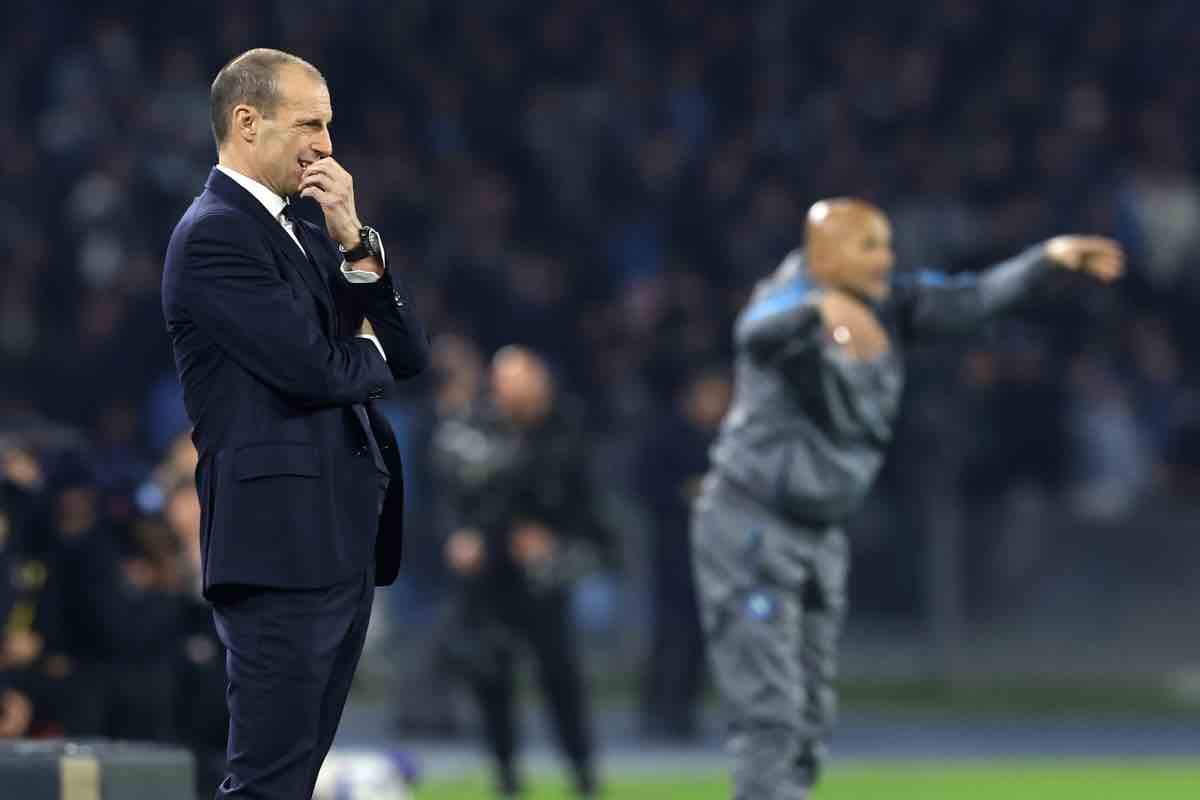 Allegri e Spalletti a bordocampo 