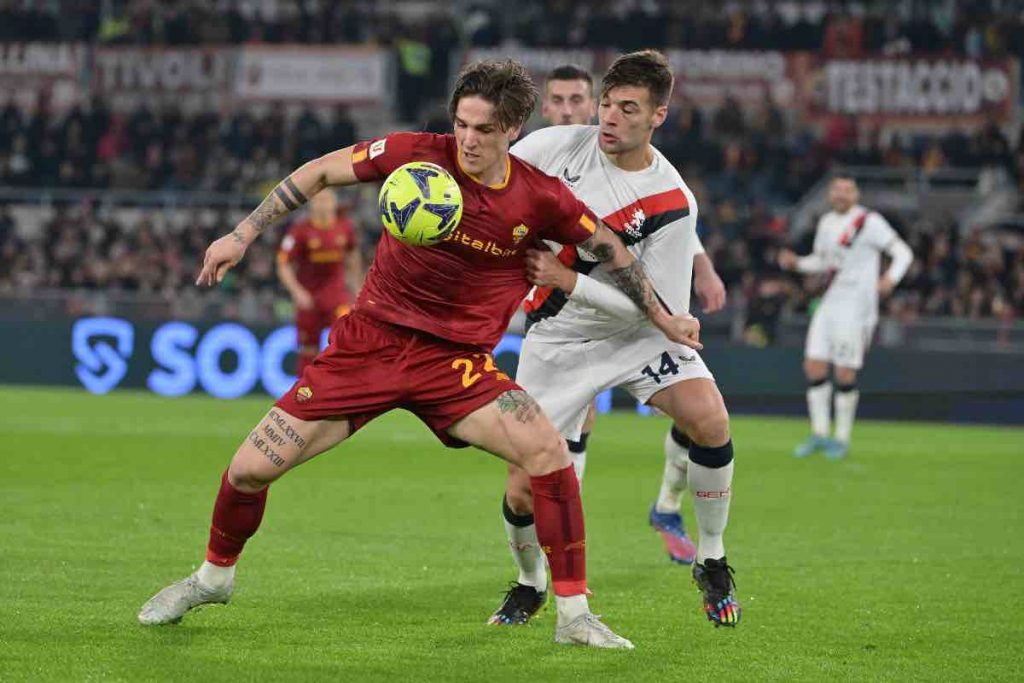 Zaniolo in campo