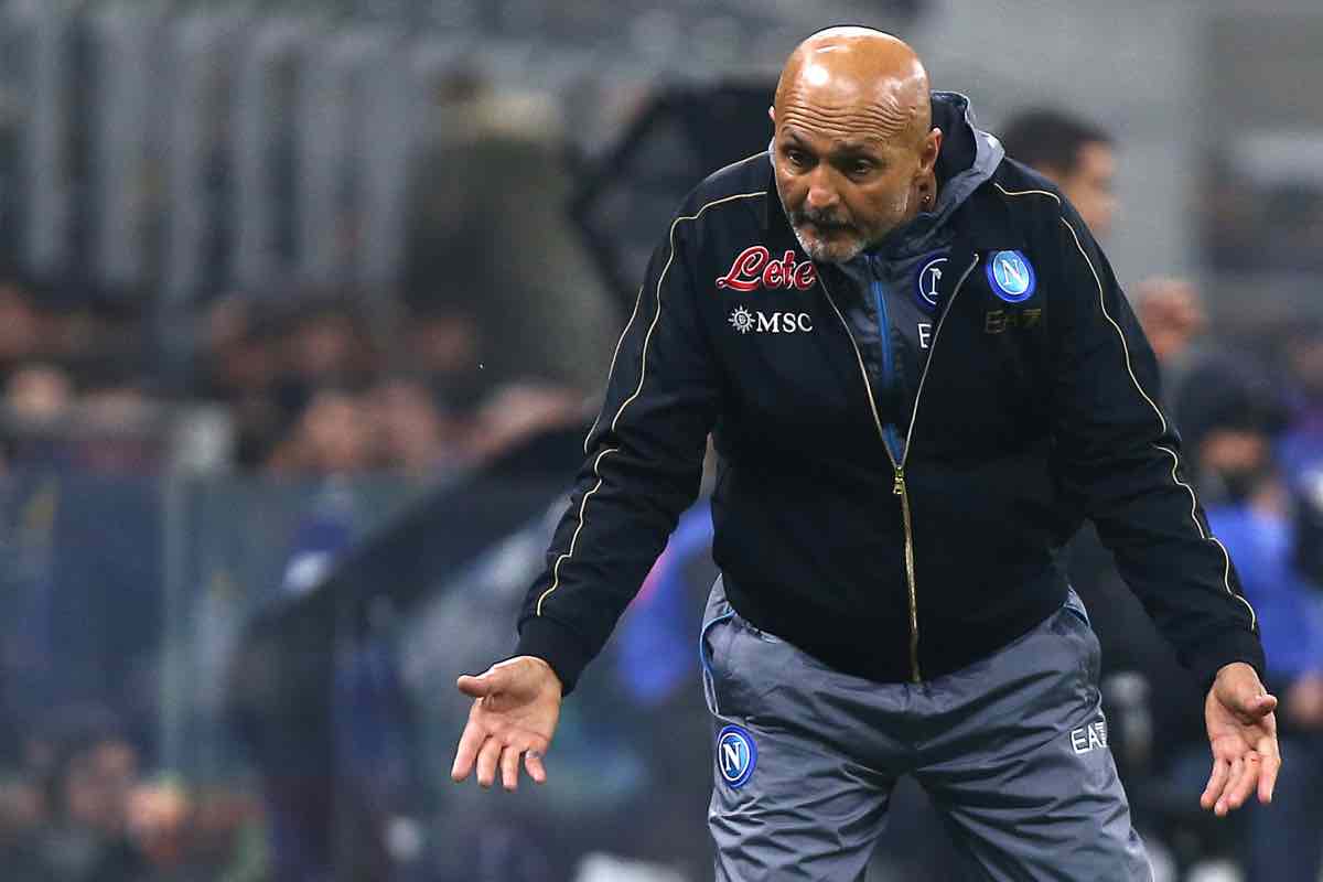 Luciano Spalletti a bordocampo