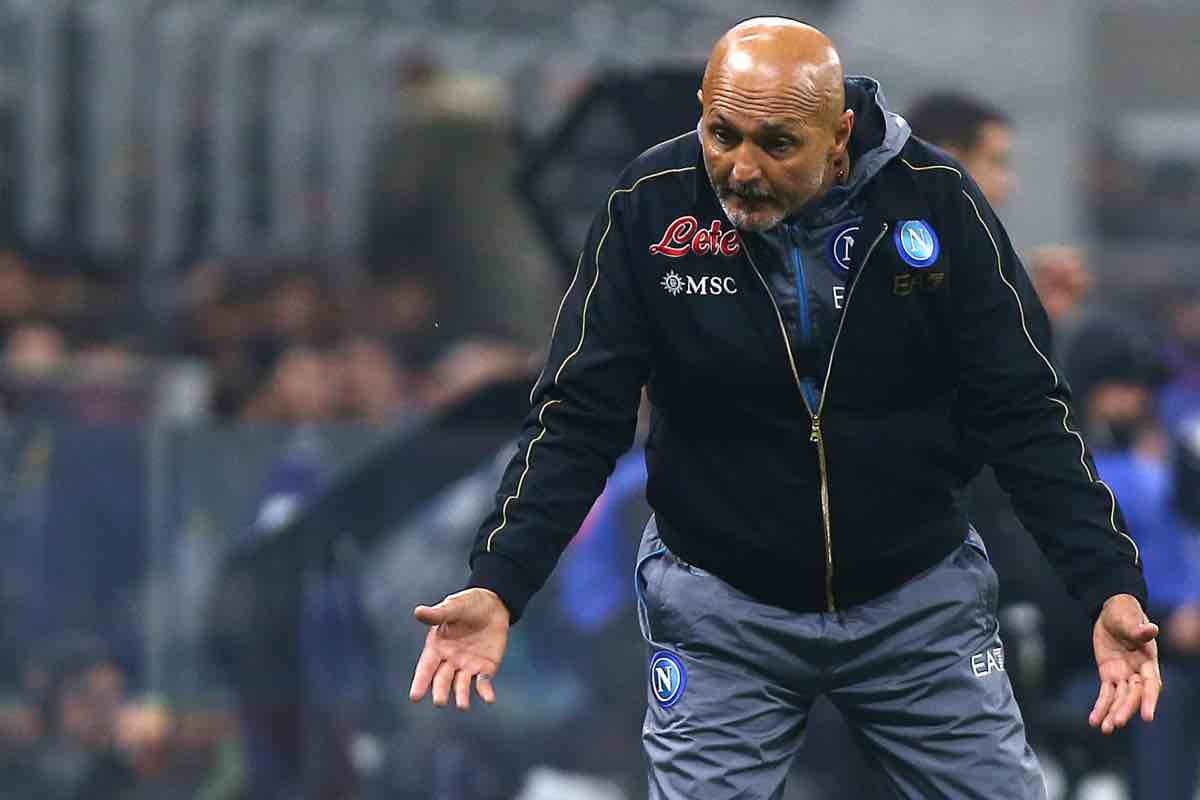 Luciano Spalletti a bordocampo