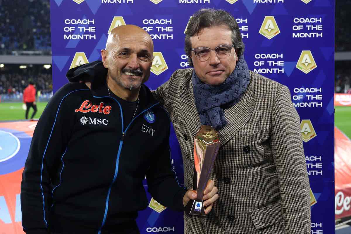 Spalletti e Giuntoli sorridenti