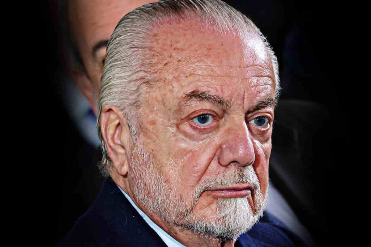 De Laurentiis concentrato Napoli