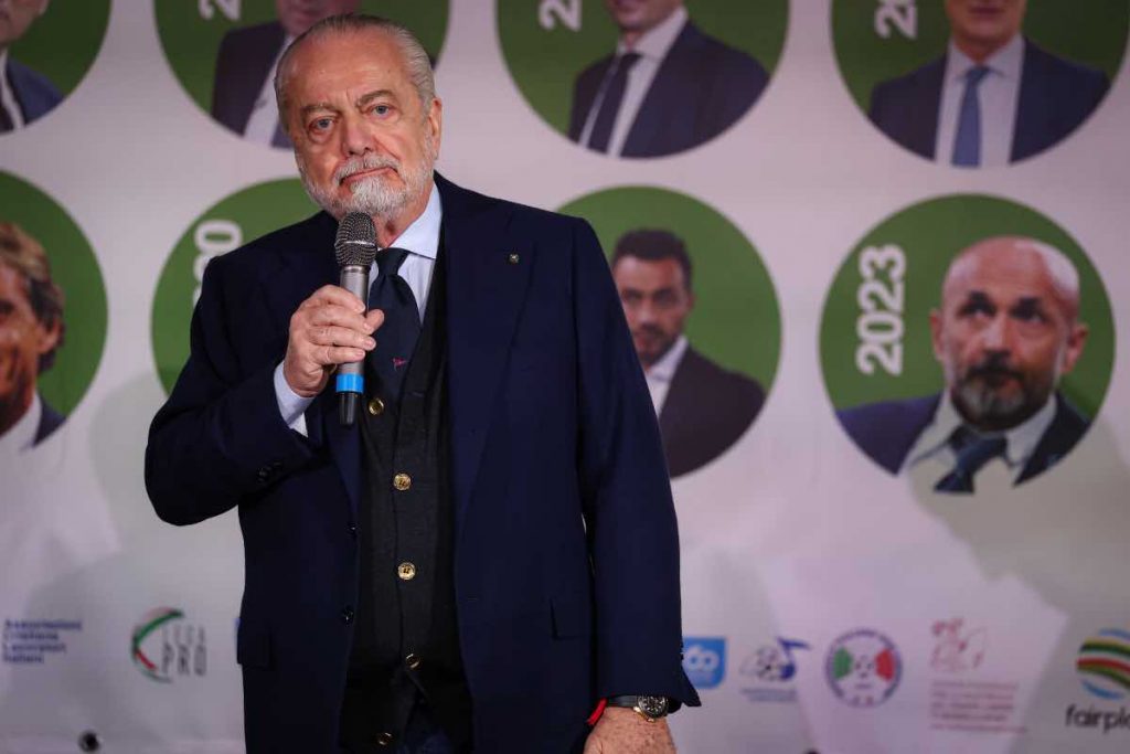 Napoli, De Laurentiis parla