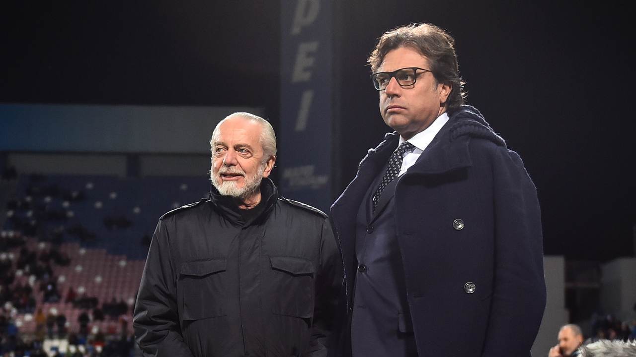 De Laurentiis e Giuntoli insieme Napoli