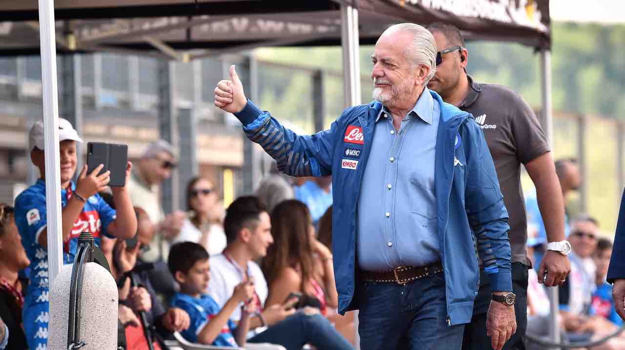 Napoli, De Laurentiis soddisfatto