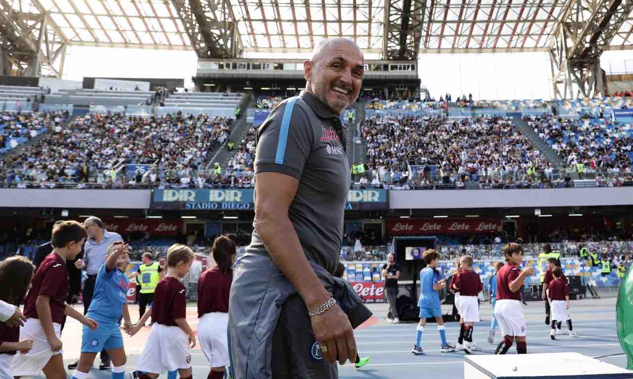 Spalletti sorridente