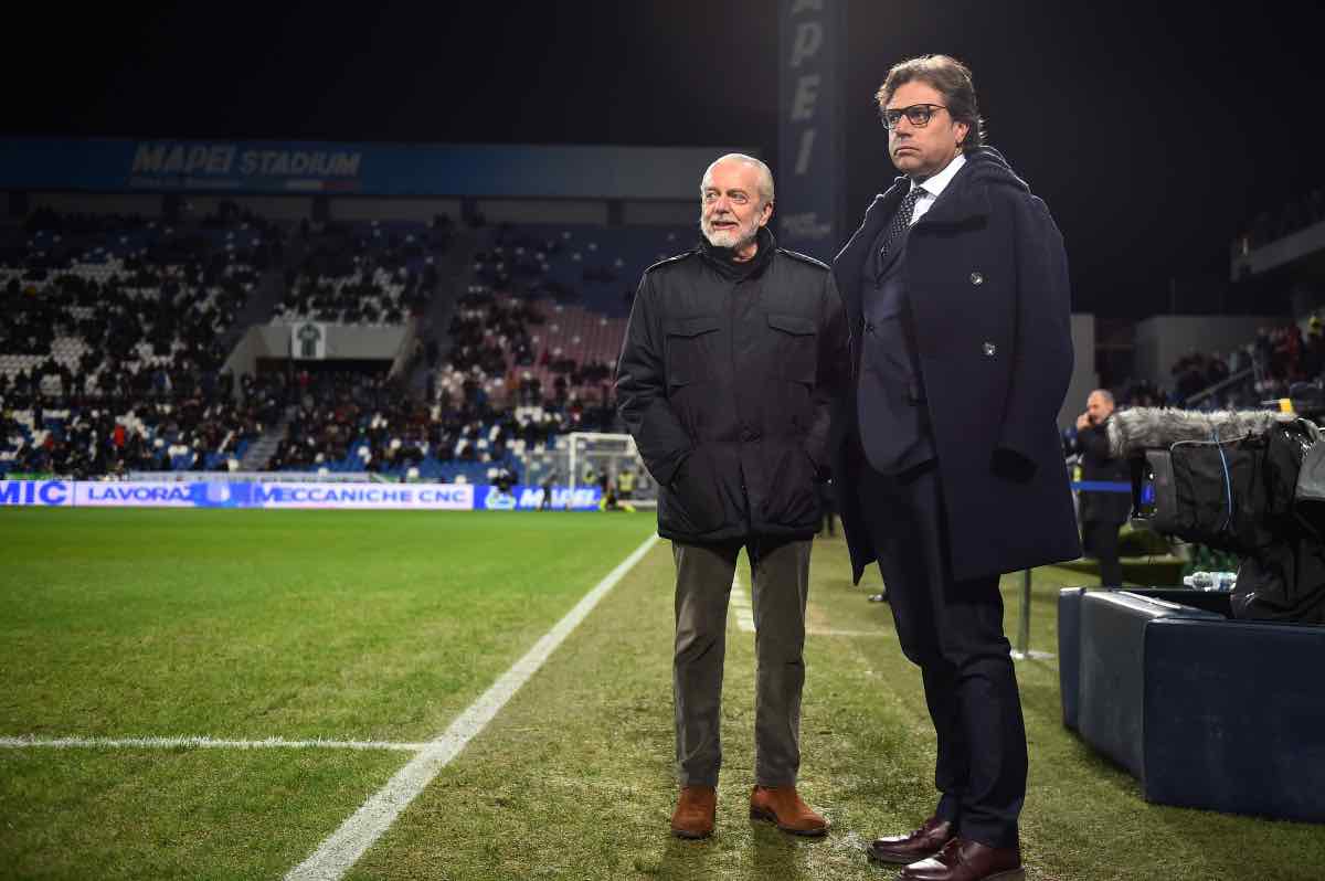 Aurelio De Laurentiis e Cristiano Giuntoli