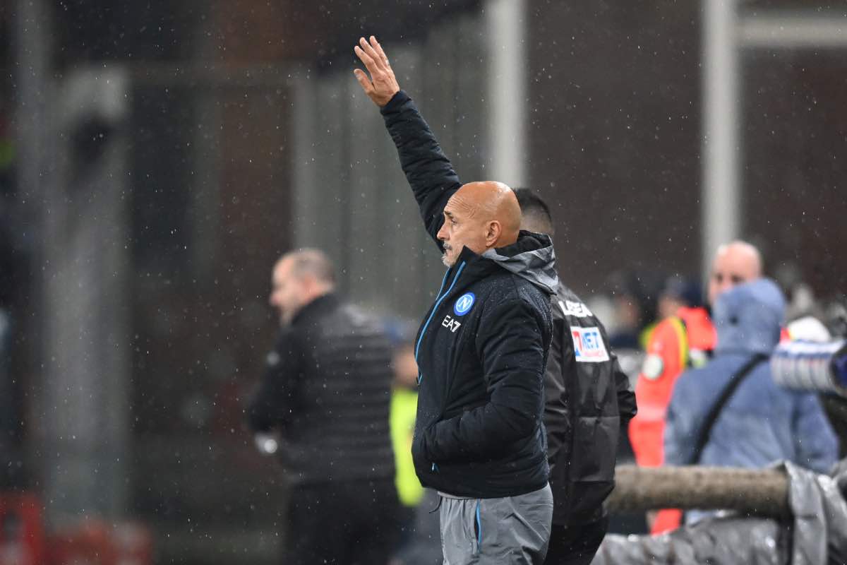 Luciano Spalletti a bordocampo