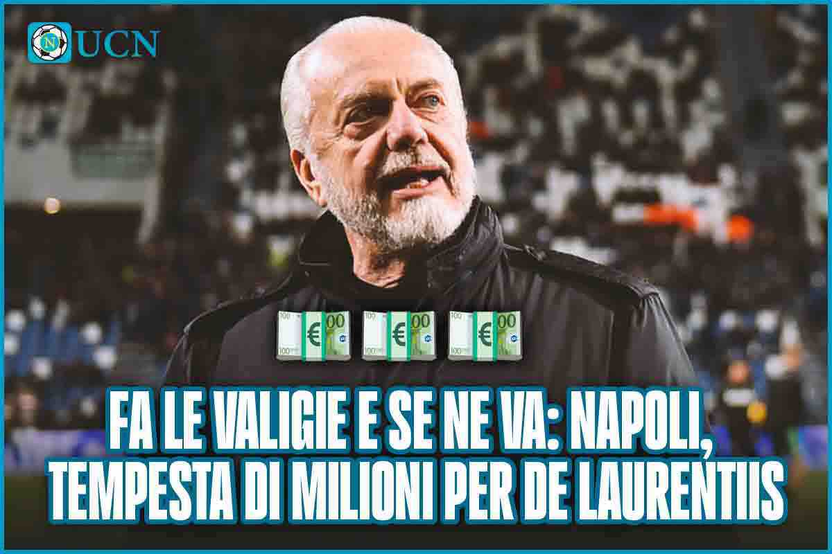 Napoli, De Laurentiis preoccupato