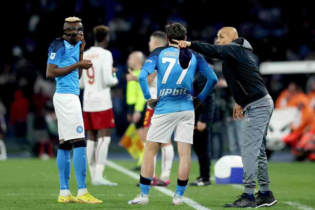 Spalletti con Osimhen