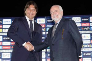 De Laurentiis e Conte a cena insieme