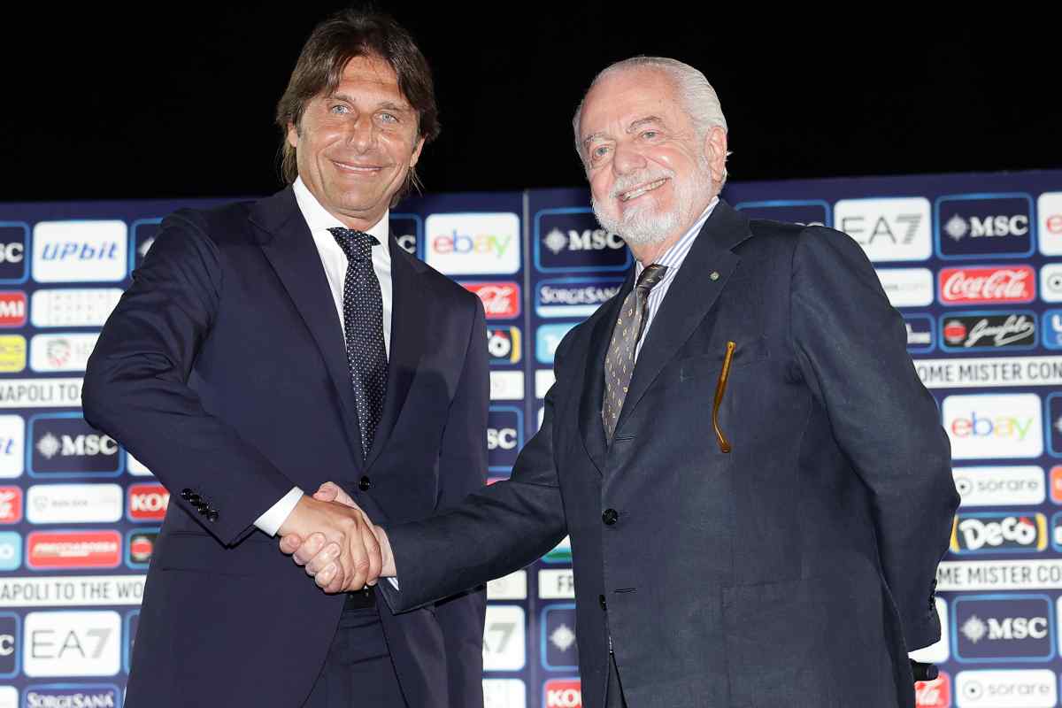 De Laurentiis e Conte d'accordo su Mario Rui