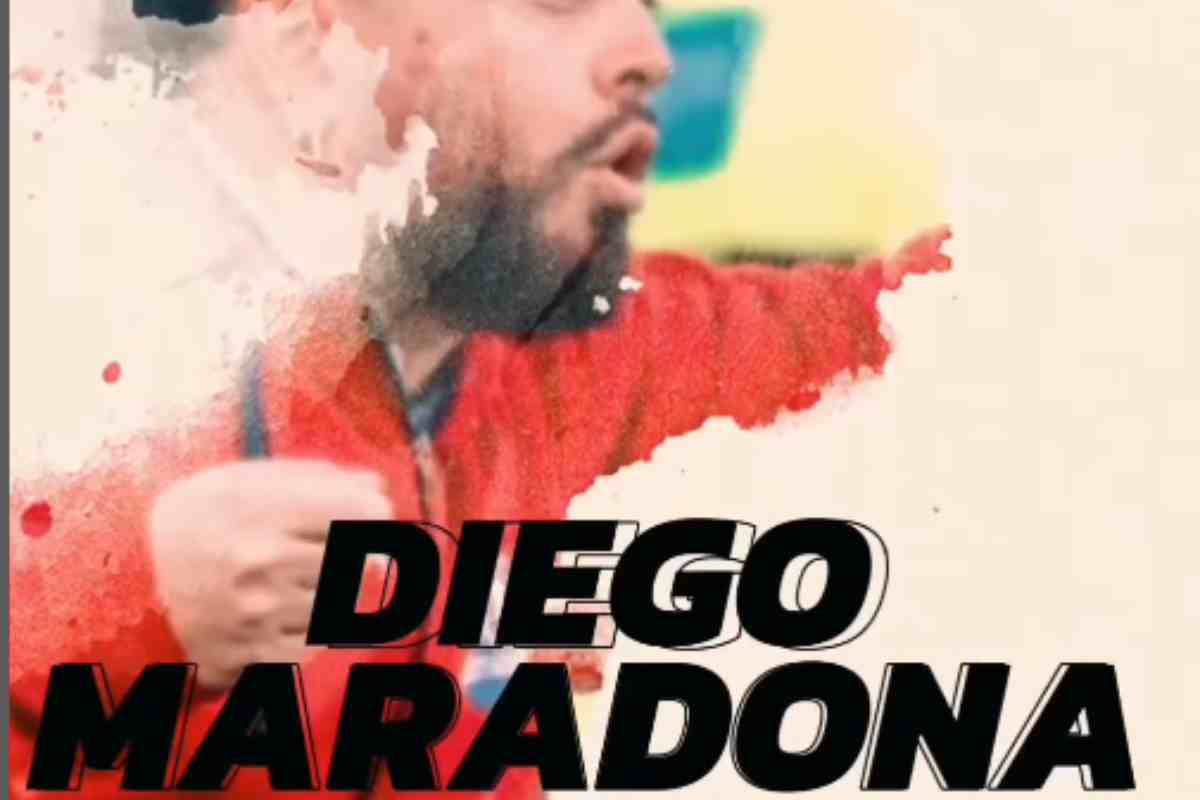 Annuncio su Diego Maradona