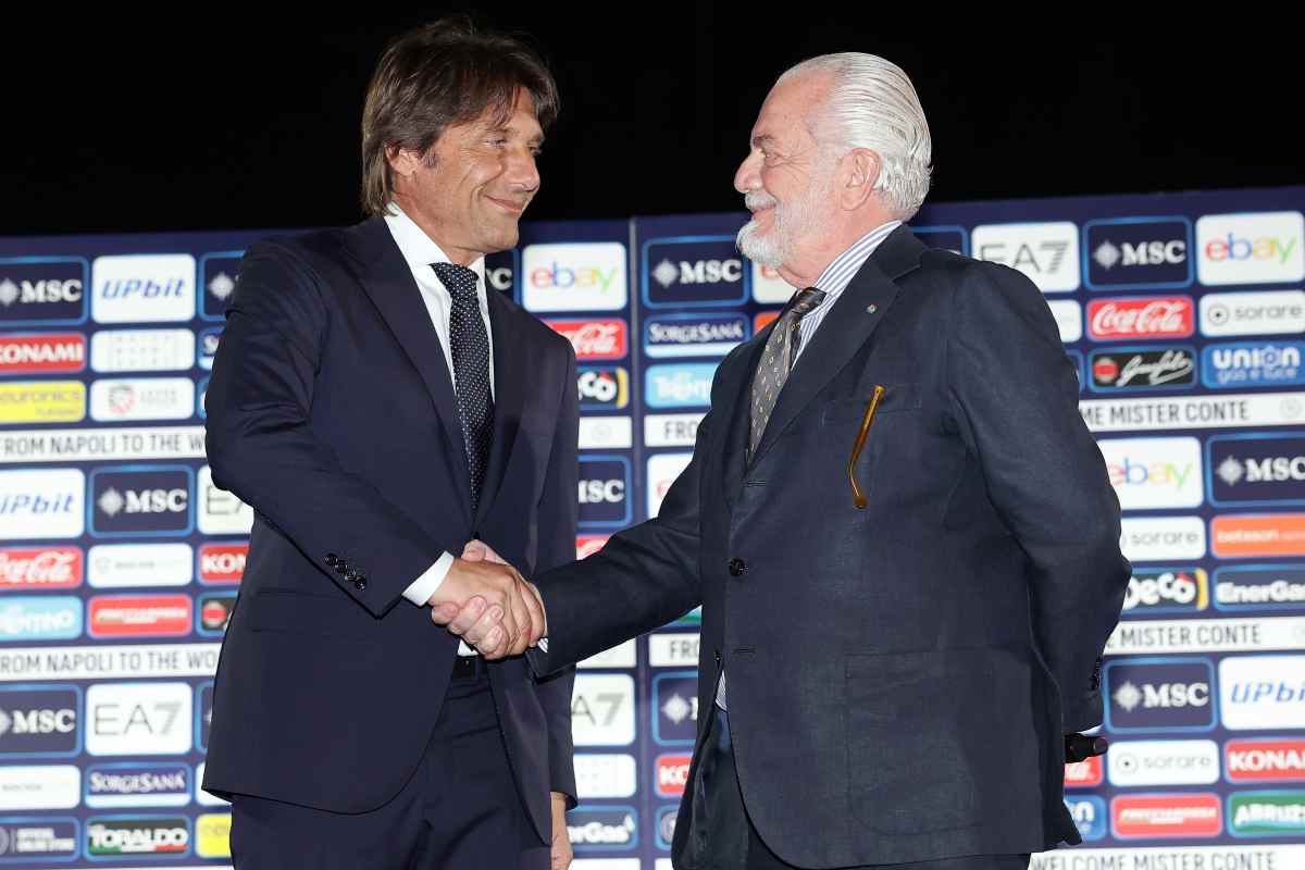 Conte e De Laurentiis d'accordo su Inter-Napoli