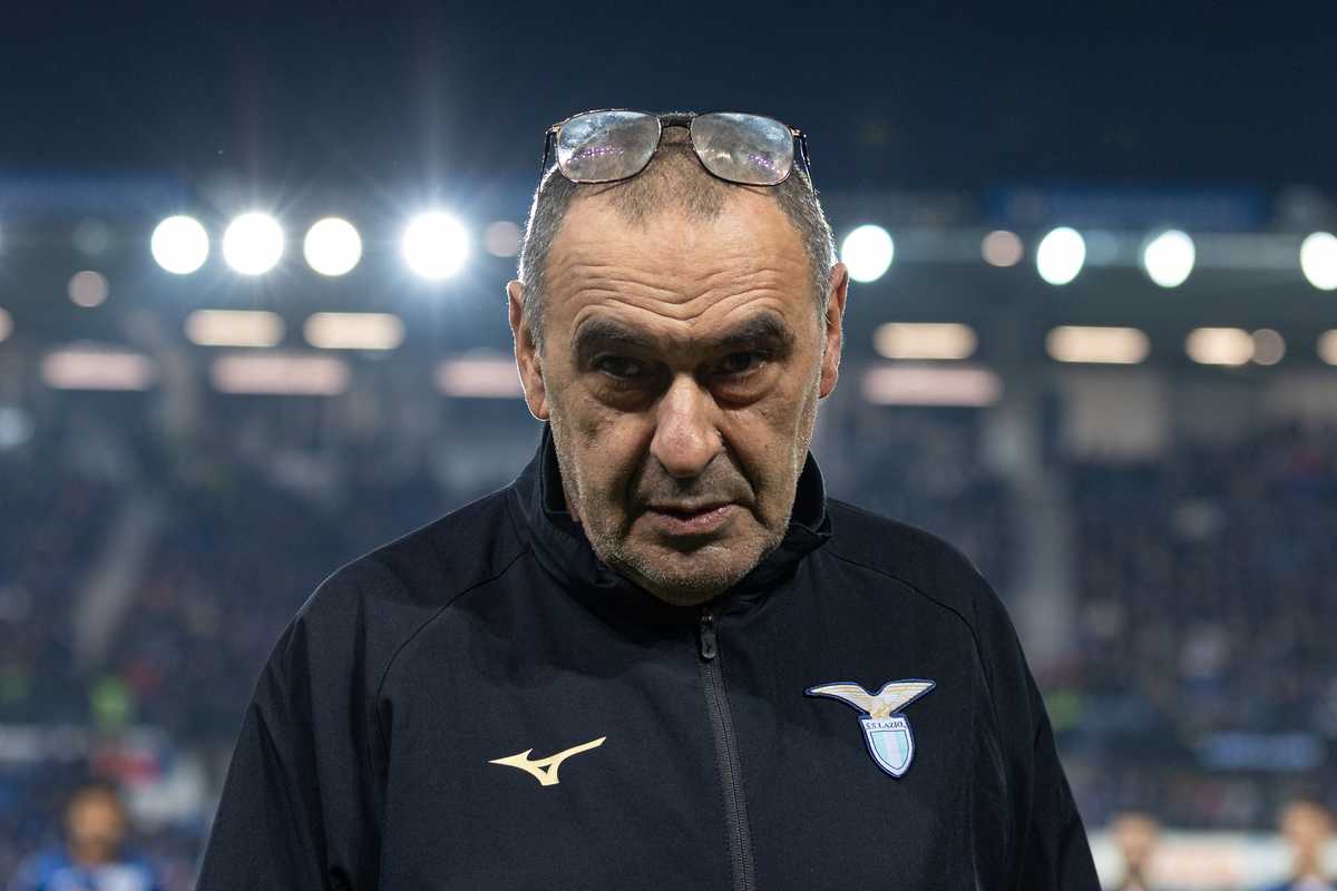 Maurizio Sarri in panchina