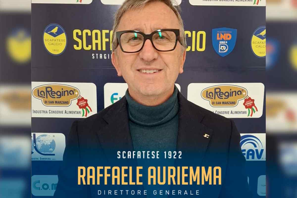 Raffaele Auriemma nuovo dirigente della Scafatese